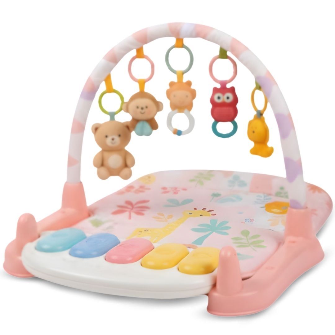 Gimnasio Interactivo con Bluetooth y Alfombra «DUGI PLAY» Pink